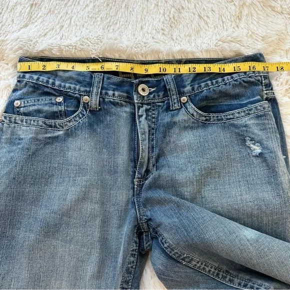 Helix Men’s Blue Boot Cut Jeans Size: 34 - Picture 6 of 9